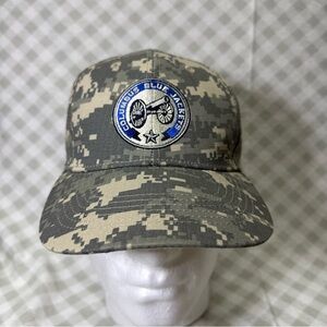 Columbus Blue Jackets Digital Camo Elk & Elk Adjustable Hat Cap Men NHL Hockey